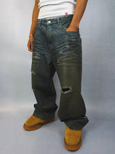 Load image into Gallery viewer, Distressed Denim Jeans