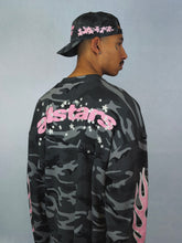 Load image into Gallery viewer, Star Camo Waffle Long Sleeve