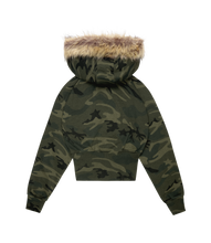 Load image into Gallery viewer, Faux Fur Zip-Up Hoodie