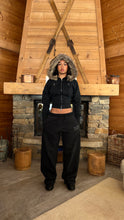 Load image into Gallery viewer, Faux Fur Zip-Up Hoodie