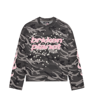 Load image into Gallery viewer, Star Camo Waffle Long Sleeve