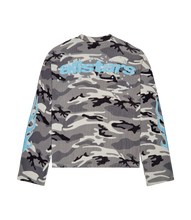 Load image into Gallery viewer, Star Camo Waffle Long Sleeve