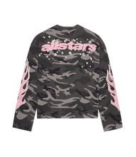 Load image into Gallery viewer, Star Camo Waffle Long Sleeve