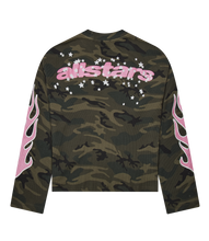Load image into Gallery viewer, Star Camo Waffle Long Sleeve