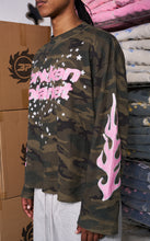 Load image into Gallery viewer, Star Camo Waffle Long Sleeve
