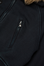 Load image into Gallery viewer, Faux Fur Zip-Up Hoodie
