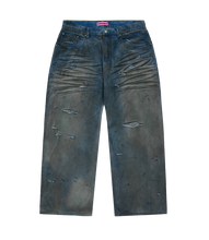 Load image into Gallery viewer, Distressed Denim Jeans

