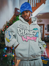 Load image into Gallery viewer, The Planet Is Yours Zip-Up Hoodie
