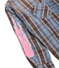 Load image into Gallery viewer, Distressed Flannel Shirt
