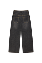 Load image into Gallery viewer, Wide-Leg Denim Jeans
