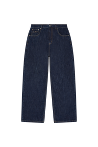 Wide-Leg Denim Jeans