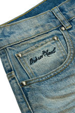 Load image into Gallery viewer, Wide-Leg Denim Jeans
