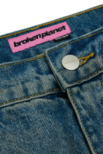 Load image into Gallery viewer, Wide-Leg Denim Jeans

