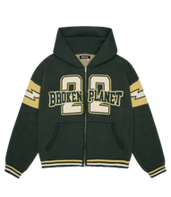 Load image into Gallery viewer, Varsity Knit Zip-Up Hoodie
