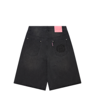 Load image into Gallery viewer, Distressed Denim Shorts
